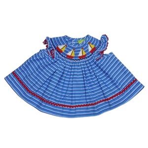 Classic Whimsy‎ Smocked Sailboat Dress